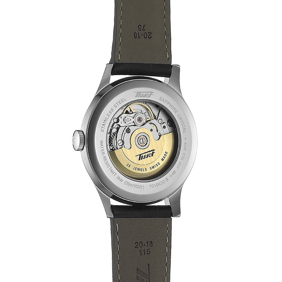 Tissot T019.430.16.051.01 zegarek męski klasyczny Heritage pasek - miniatura 7
