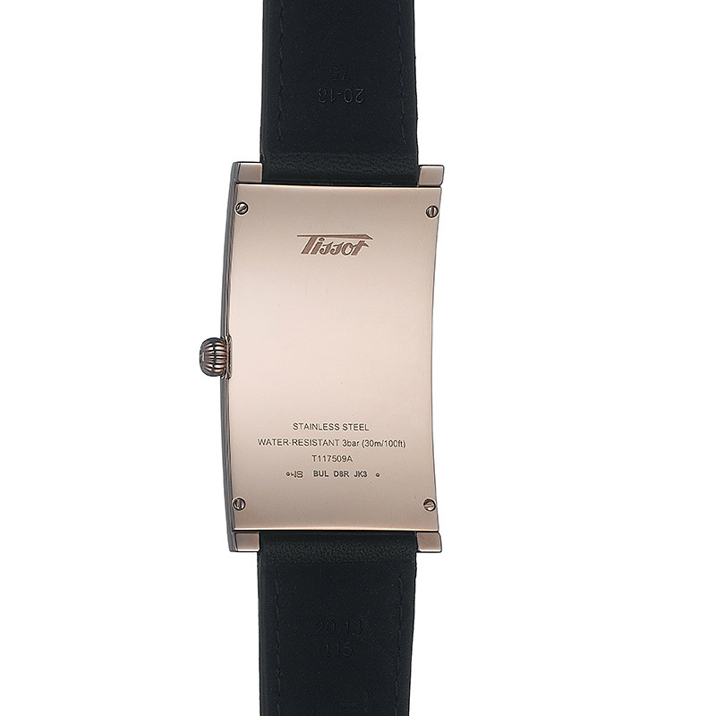 Tissot T117.509.36.032.00 zegarek różowe złoto klasyczny Heritage pasek - miniatura 5
