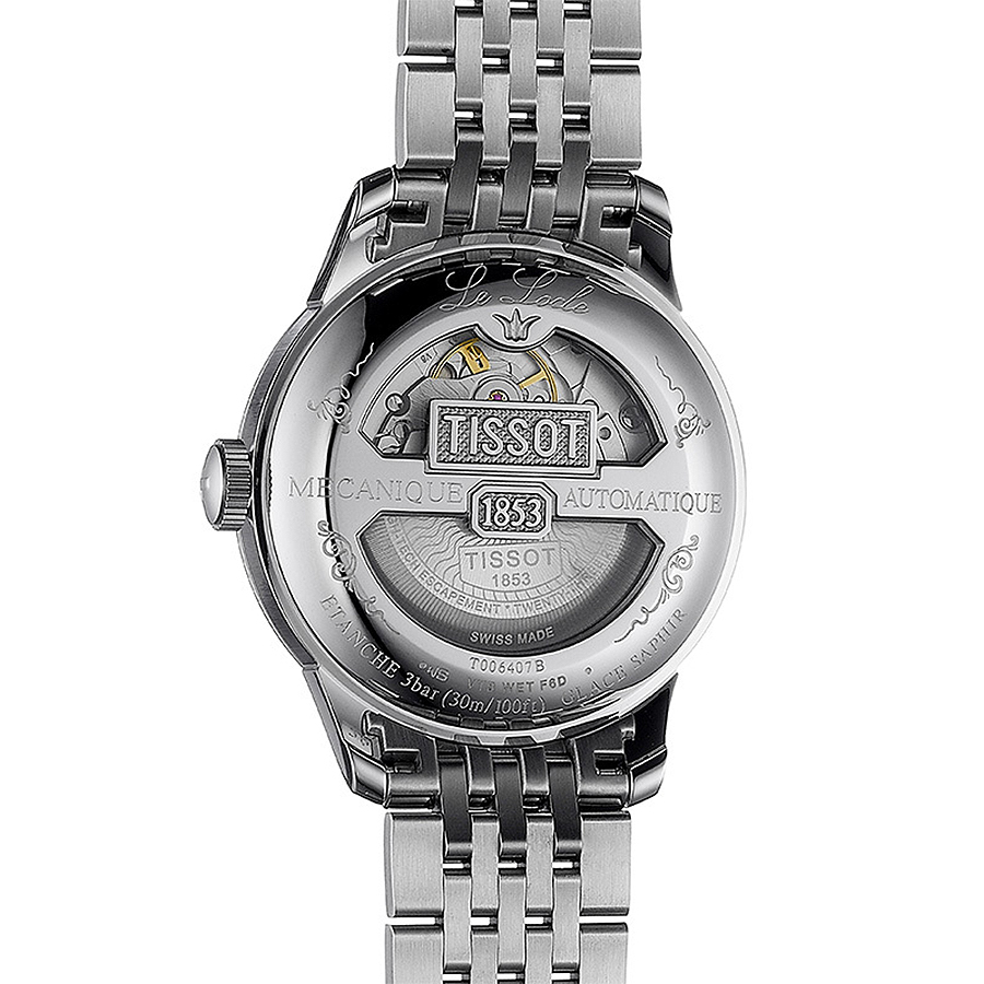 zegarek Tissot T006.407.11.052.00 automatyczny męski Le Locle LE LOCLE POWERMATIC 80 - miniatura 6