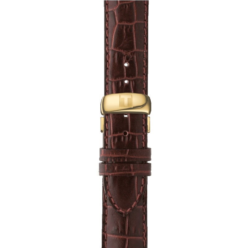 Tissot T006.407.36.266.00 zegarek złoty klasyczny Le Locle pasek - miniatura 5