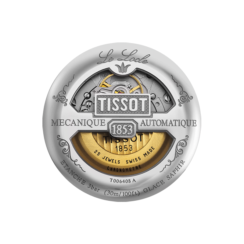 Tissot T006.408.22.037.00 męski zegarek Le Locle bransoleta