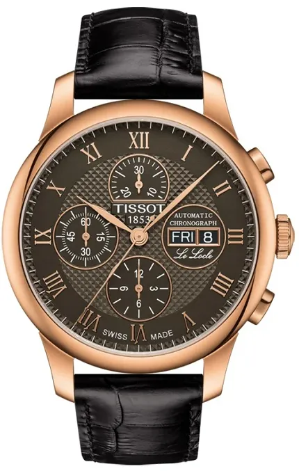 Tissot T006.414.36.443.00 Le Locle LE LOCLE VALJOUX CHRONOGRAPH - zdjęcie 1