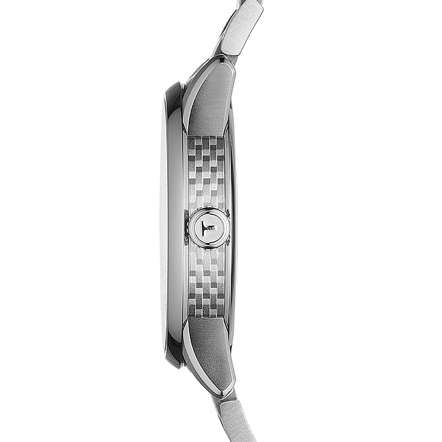 Tissot T086.407.11.031.00 zegarek srebrny elegancki Luxury bransoleta - miniatura 5