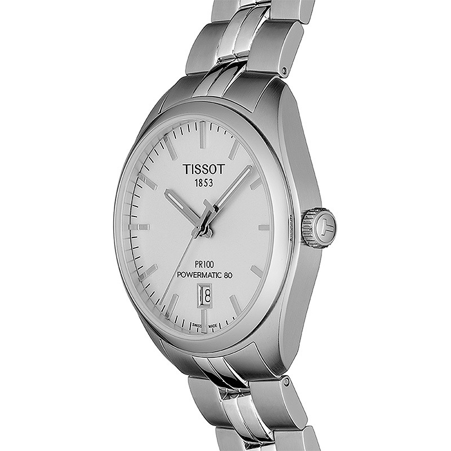 Tissot T101.407.11.031.00 męski zegarek PR 100 bransoleta - miniatura 3