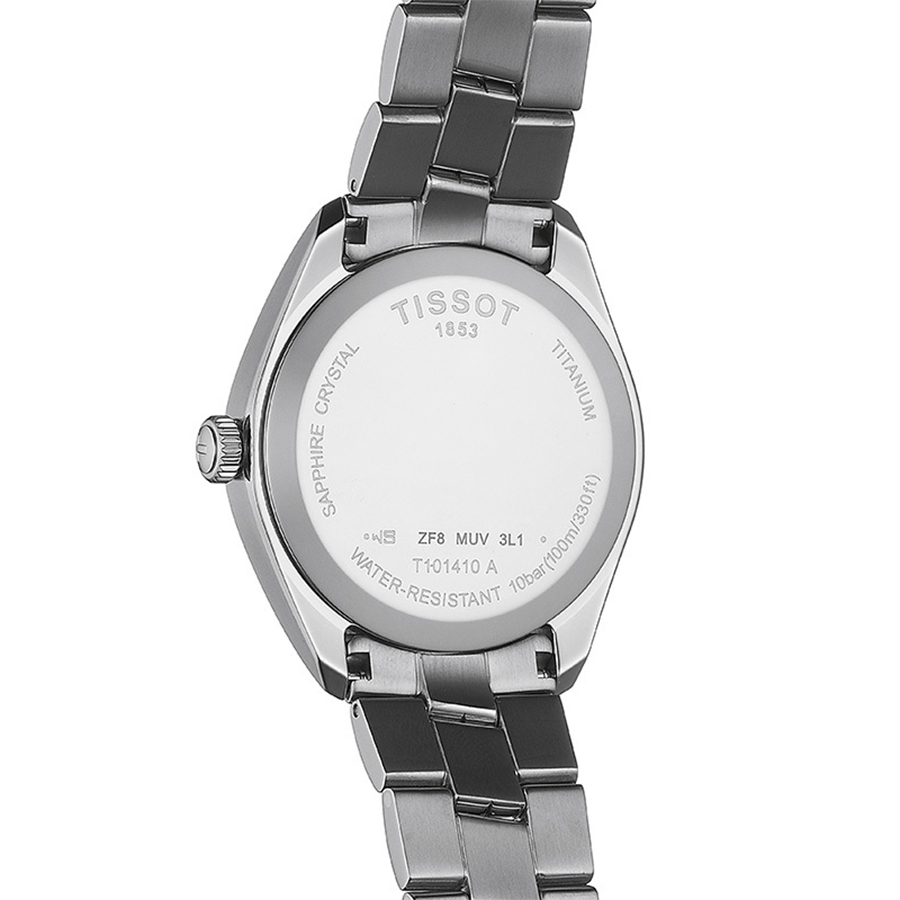 Tissot T101.410.44.061.00 zegarek szary klasyczny PR 100 bransoleta - miniatura 9