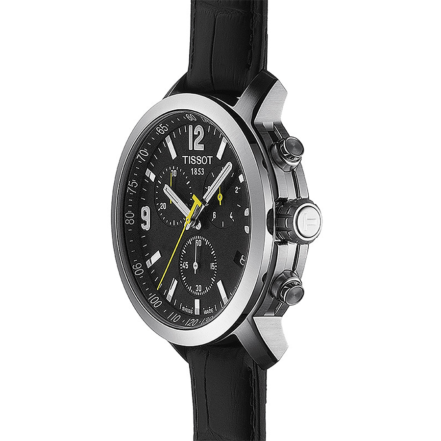 Tissot T055.417.16.057.00 zegarek srebrny klasyczny PRC 200 pasek - miniatura 5