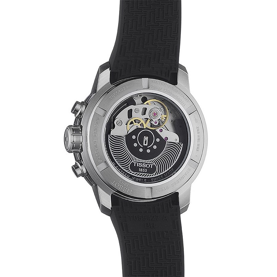 zegarek Tissot T055.427.17.057.00 PRC 200 AUTOMATIC CHRONOGRAPH PRC 200 szafirowe - miniatura 8