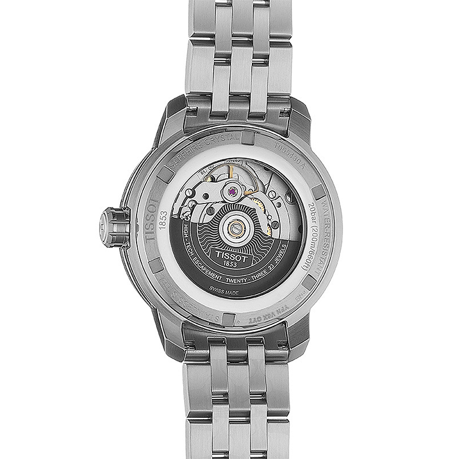 Tissot T055.430.11.057.00 zegarek srebrny elegancki PRC 200 bransoleta - miniatura 5