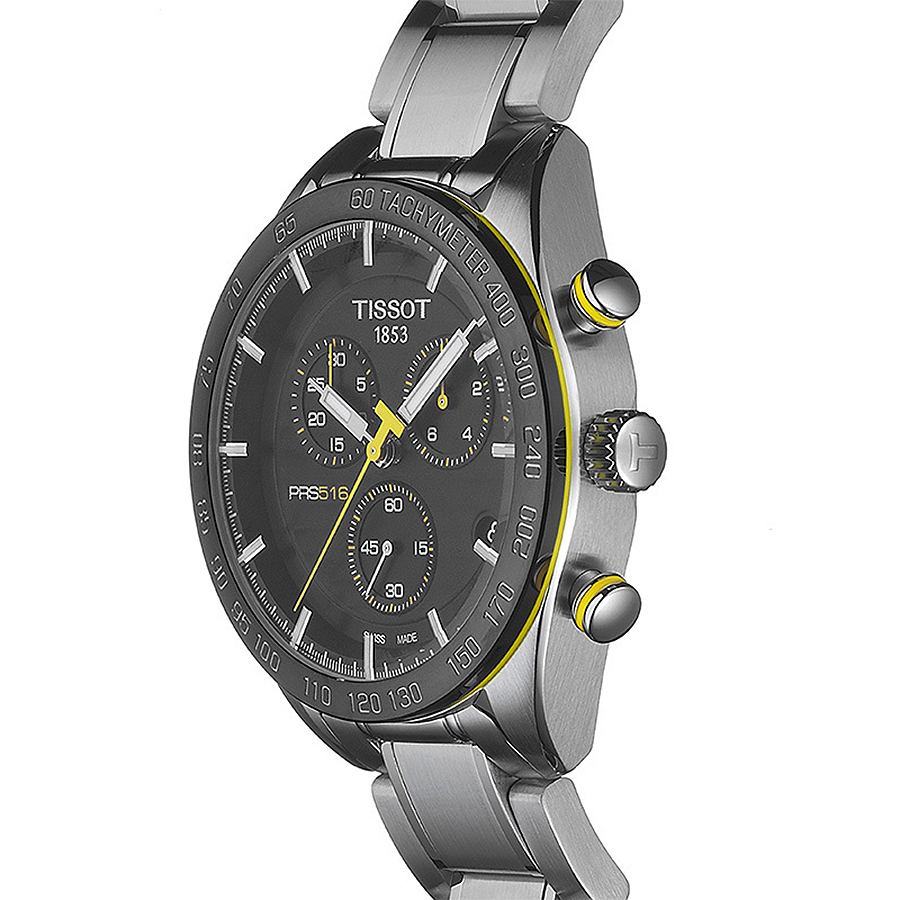 zegarek Tissot T100.417.11.051.00 PRS 516 CHRONOGRAPH męski z chronograf PRS 516 - miniatura 3