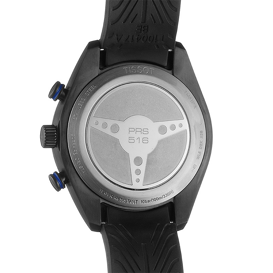 Tissot T100.417.37.201.00 zegarek męski sportowy PRS 516 pasek - miniatura 7
