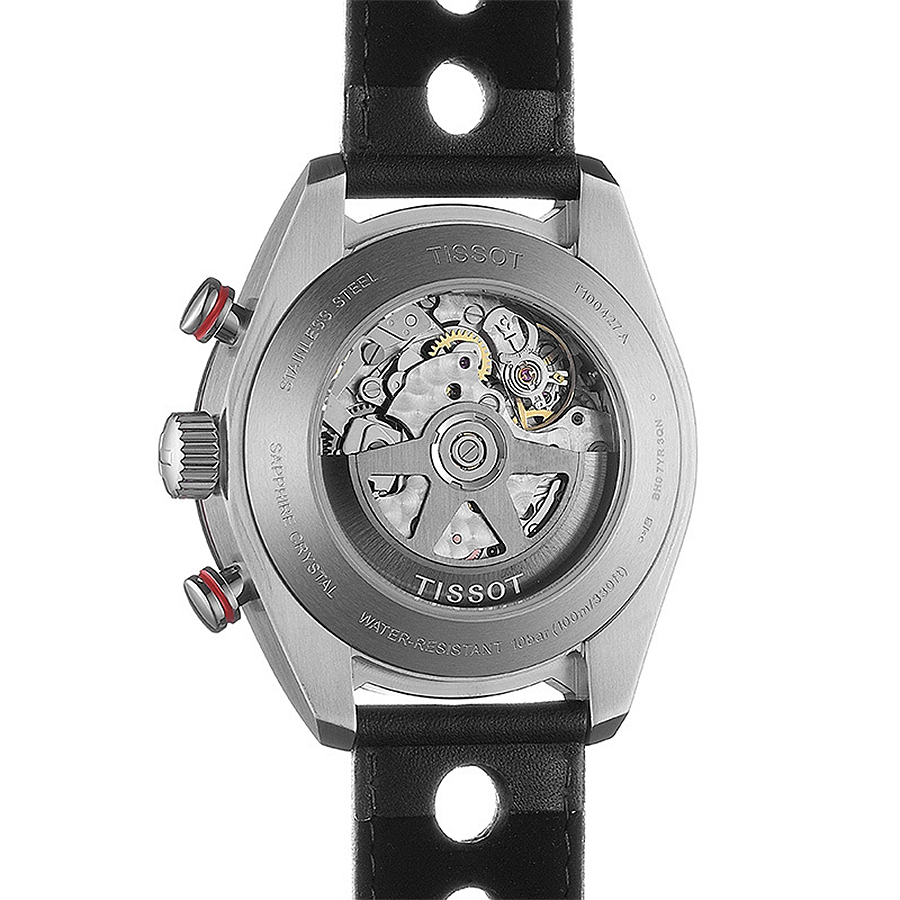 zegarek Tissot T100.427.16.051.00 PRS 516 AUTOMATIC CHRONOGRAPH PRS 516 szafirowe - miniatura 8