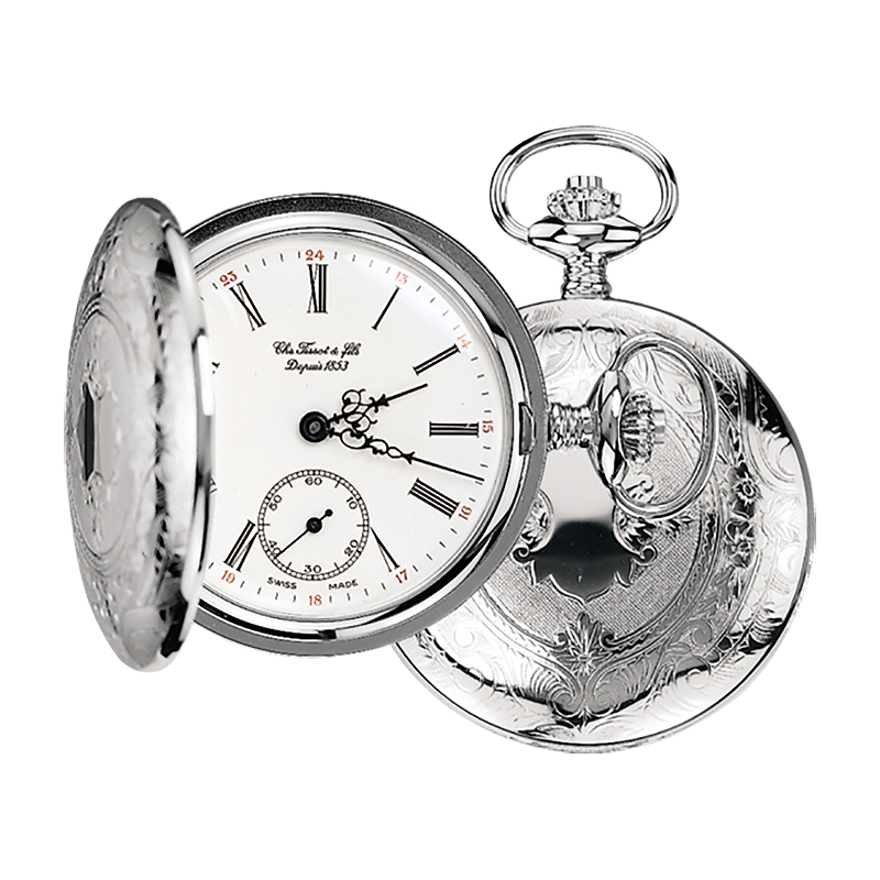 Tissot T83.6.401.13 zegarek męski Savonnette - miniatura 2