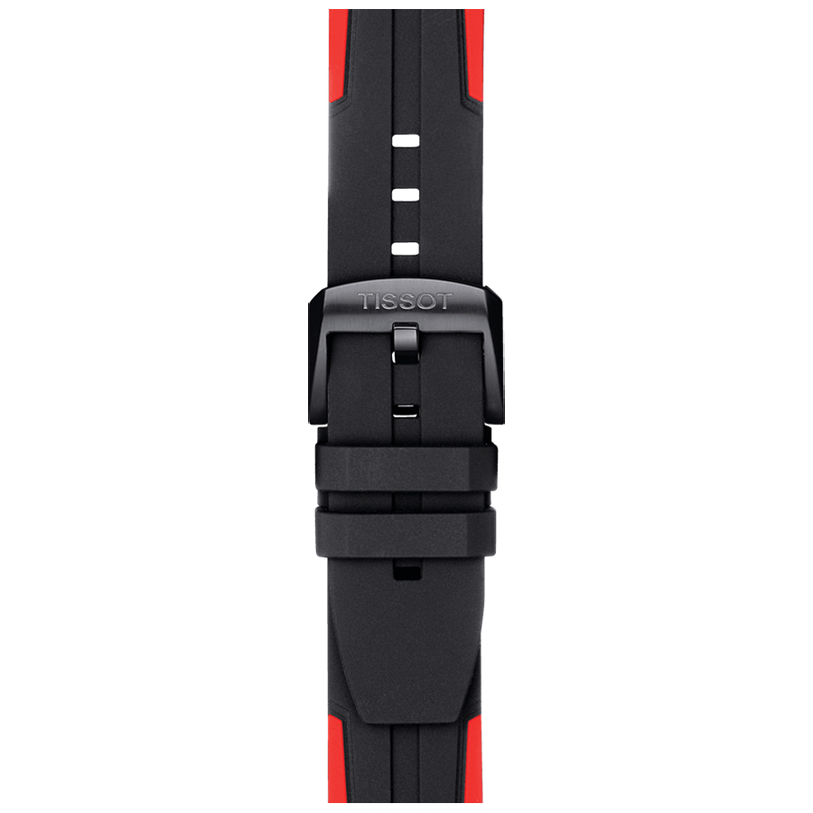 Tissot T111.417.27.441.00 zegarek srebrny sportowy T-Race pasek - miniatura 5