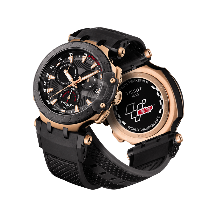 Tissot T115.417.37.061.00 T-RACE MOTOGP LIMITED EDITION T-Race sportowy zegarek czarny - miniatura 6