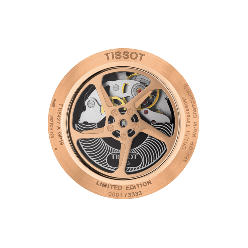 zegarek Tissot T115.427.37.051.00 T-RACE MOTOGP 2019 AUTOMATIC CHRONOGRAPH LIMITED EDITION męski z tachometr T-Race - miniatura 3