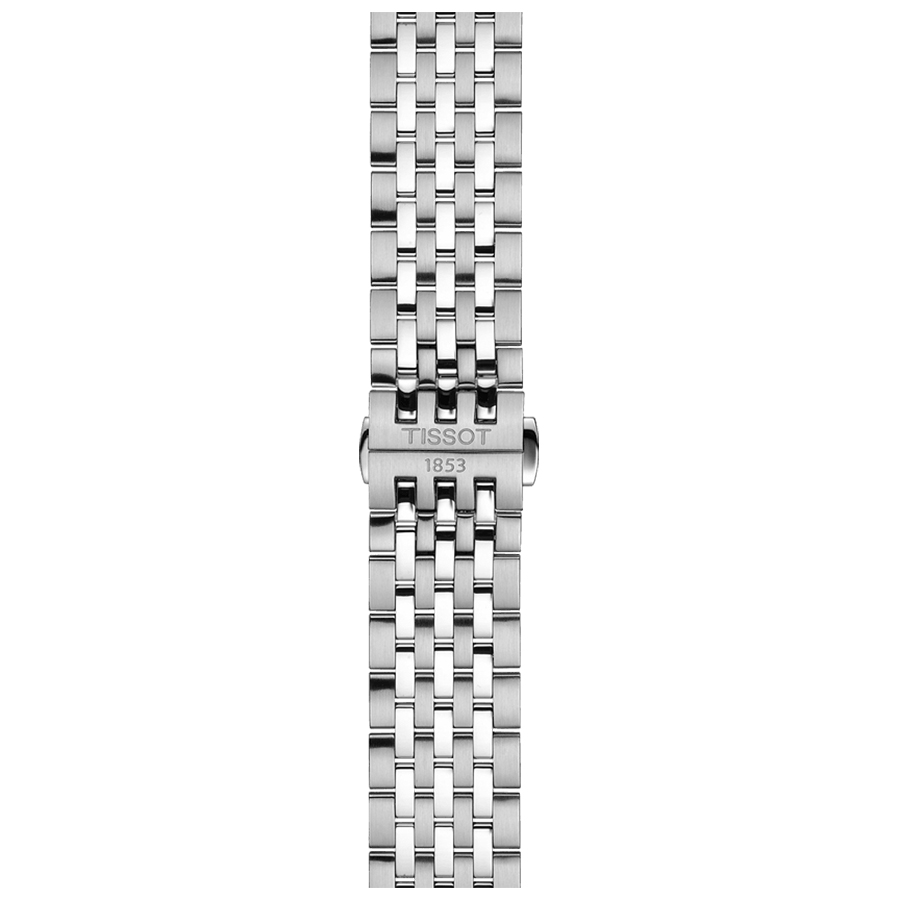 Tissot T063.409.11.018.00 zegarek srebrny elegancki Tradition bransoleta - miniatura 5