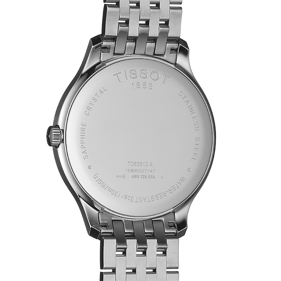 Tissot T063.610.11.037.00 TRADITION Gent zegarek elegancki Tradition - miniatura 4