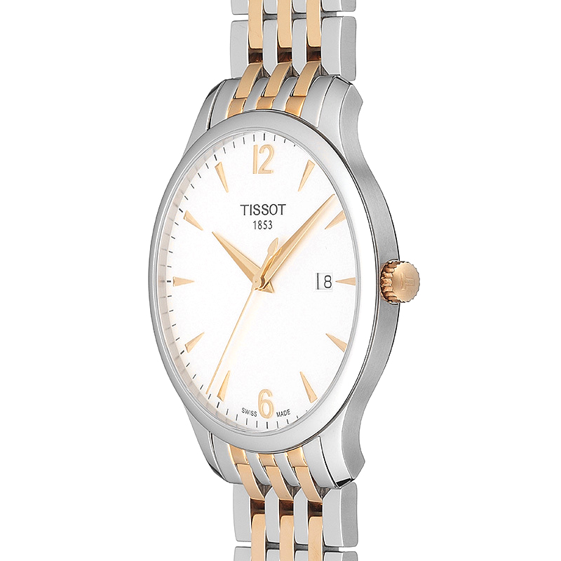 Tissot T063.610.22.037.01 męski zegarek Tradition bransoleta - miniatura 3