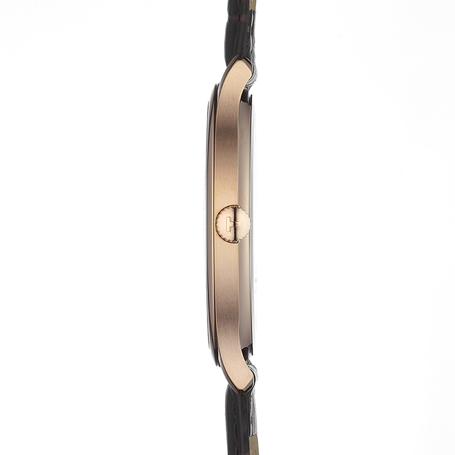 zegarek Tissot T063.610.36.037.00 różowe złoto Tradition - miniatura 4