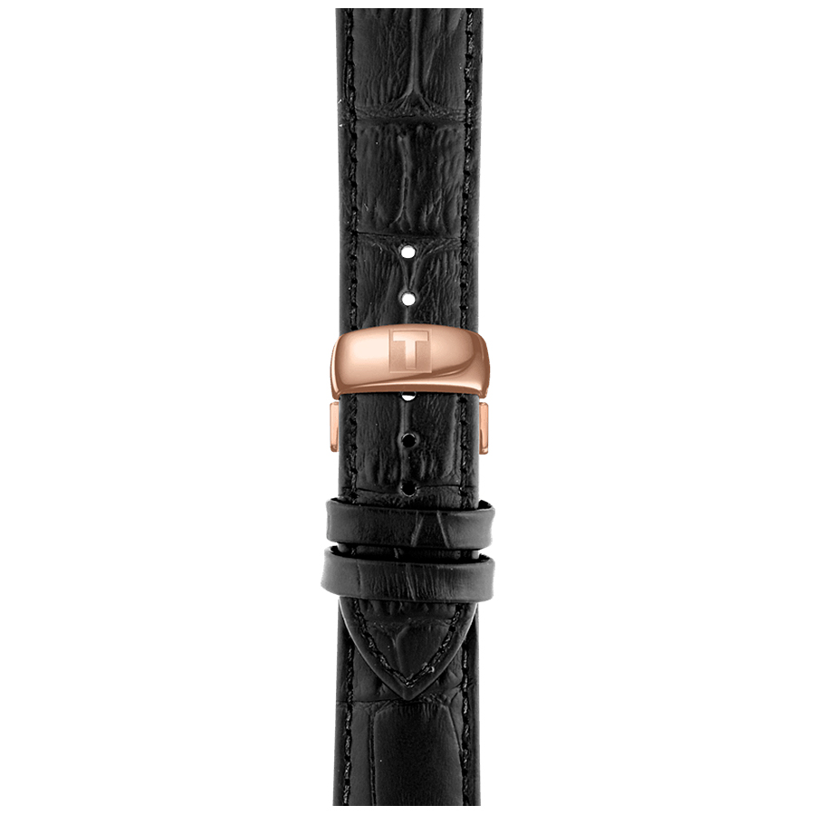 zegarek Tissot T063.907.36.068.00 TRADITION POWERMATIC 80 OPEN HEART Tradition szafirowe - miniatura 8