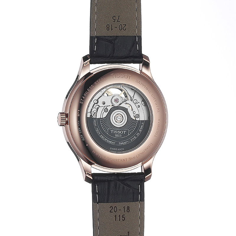 Zegarek Tissot TRADITION POWERMATIC 80 OPEN HEART 40mm męski  - miniatura 6