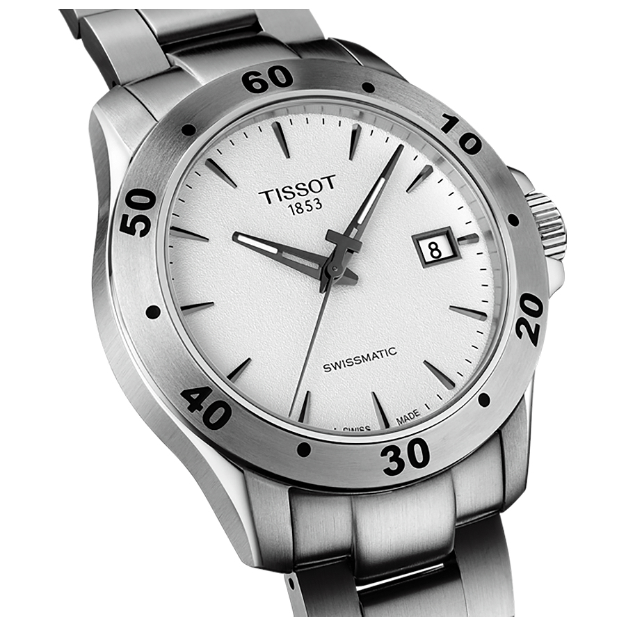 zegarek Tissot T106.407.11.031.01 srebrny V8 - miniatura 4