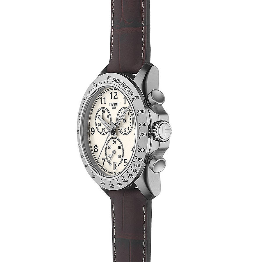 zegarek Tissot T106.417.16.262.00 V8 QUARTZ CHRONOGRAPH męski z tachometr V8 - miniatura 3
