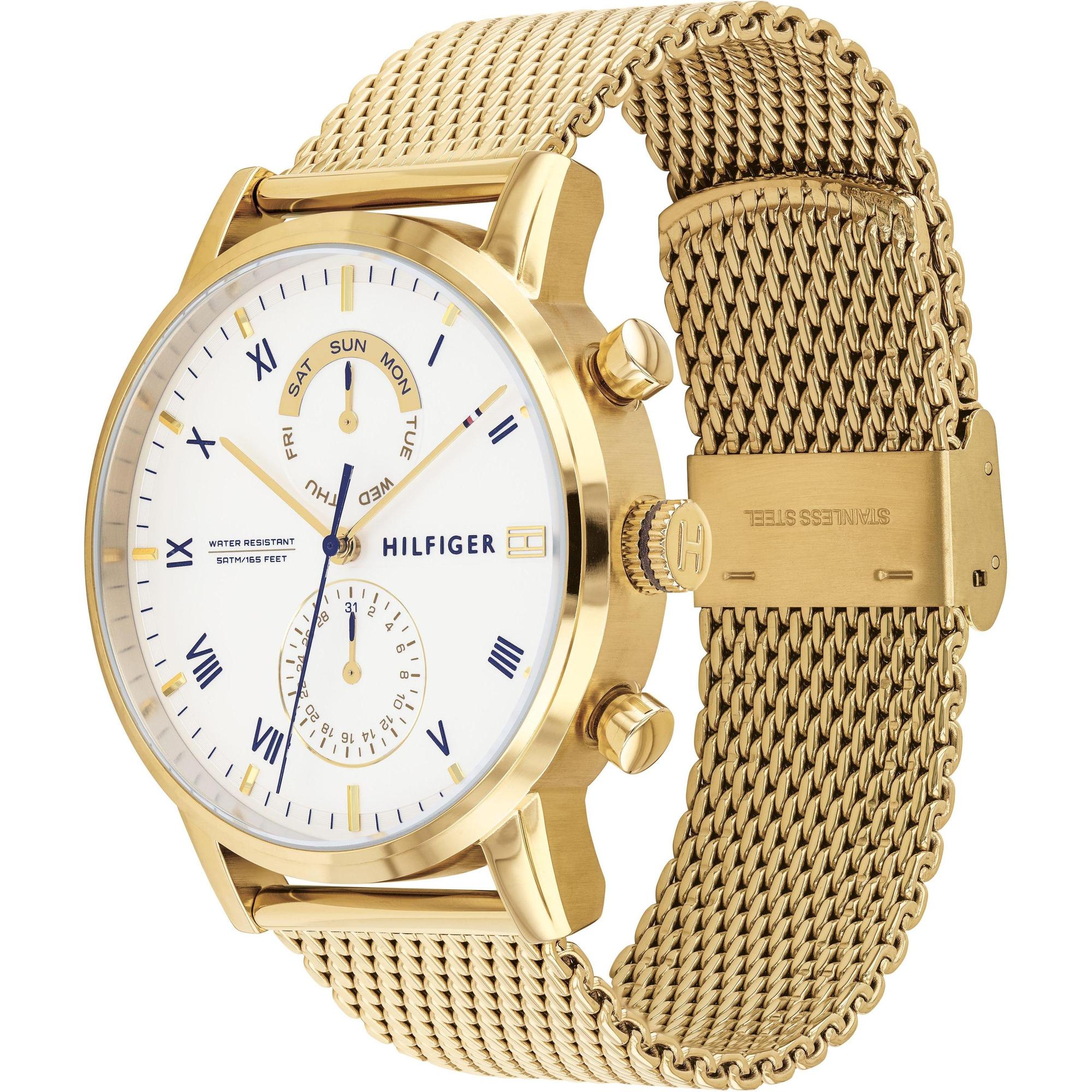 Tommy Hilfiger 1710403 zegarek złoty klasyczny Męskie bransoleta - miniatura 5