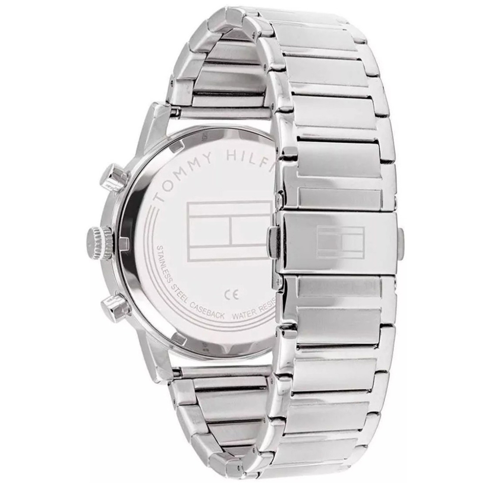 Tommy Hilfiger 1710409 zegarek srebrny sportowy Męskie bransoleta