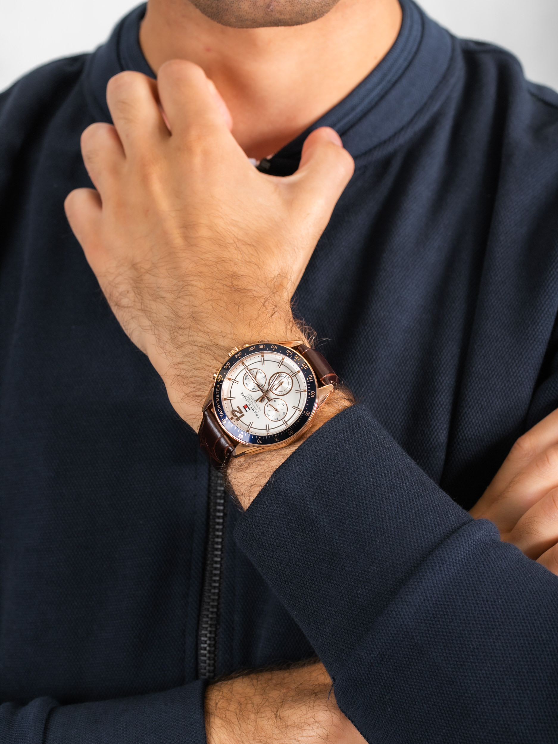 zegarek Tommy Hilfiger 1791118 męski z tachometr Męskie - miniatura 3