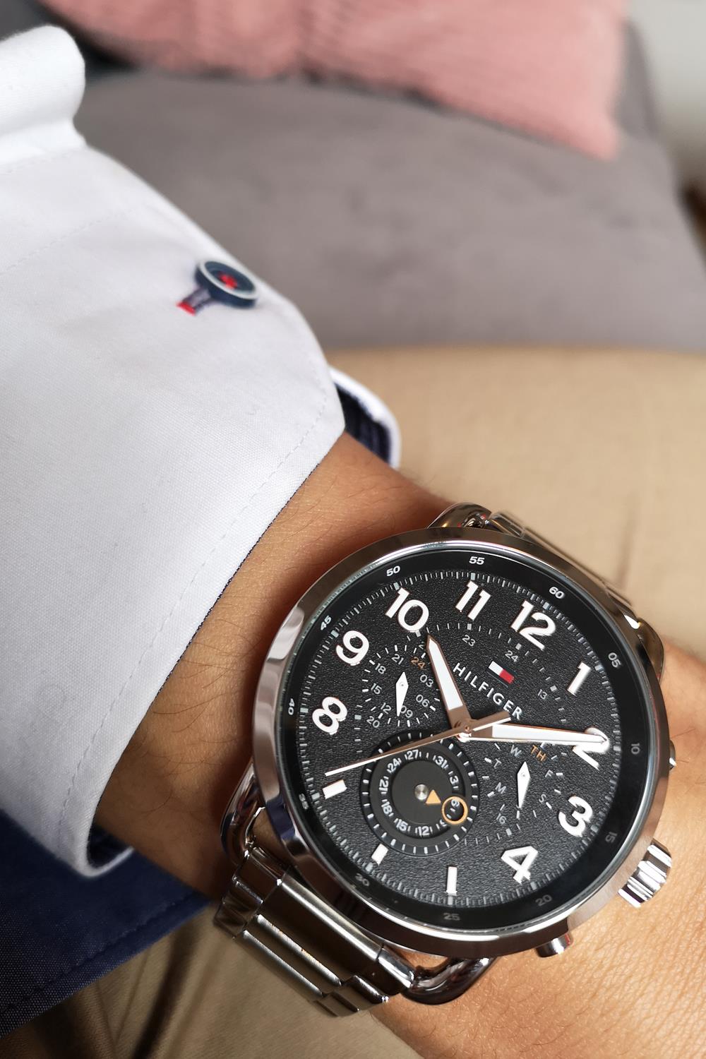 Tommy Hilfiger 1791422 zegarek srebrny fashion/modowy Męskie bransoleta - miniatura 5