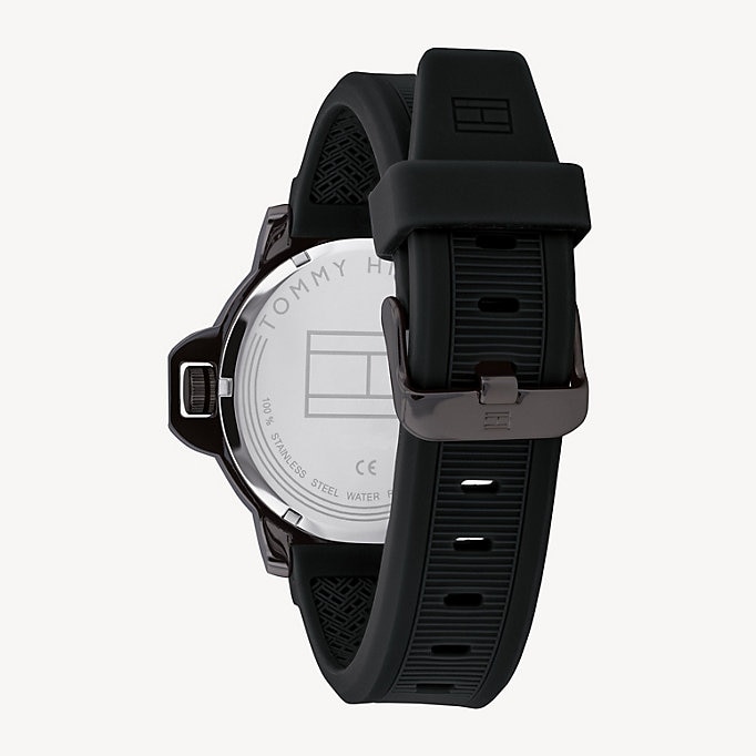 Tommy Hilfiger 1791587 zegarek szary klasyczny Męskie pasek - miniatura 5