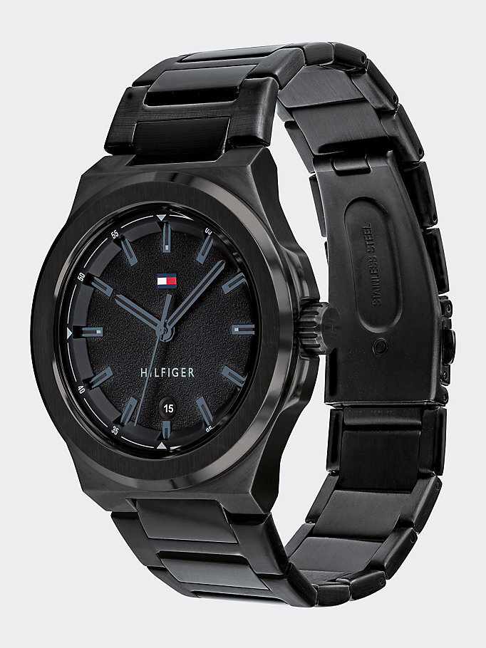 Tommy Hilfiger 1791649 zegarek czarny klasyczny Męskie bransoleta - miniatura 5