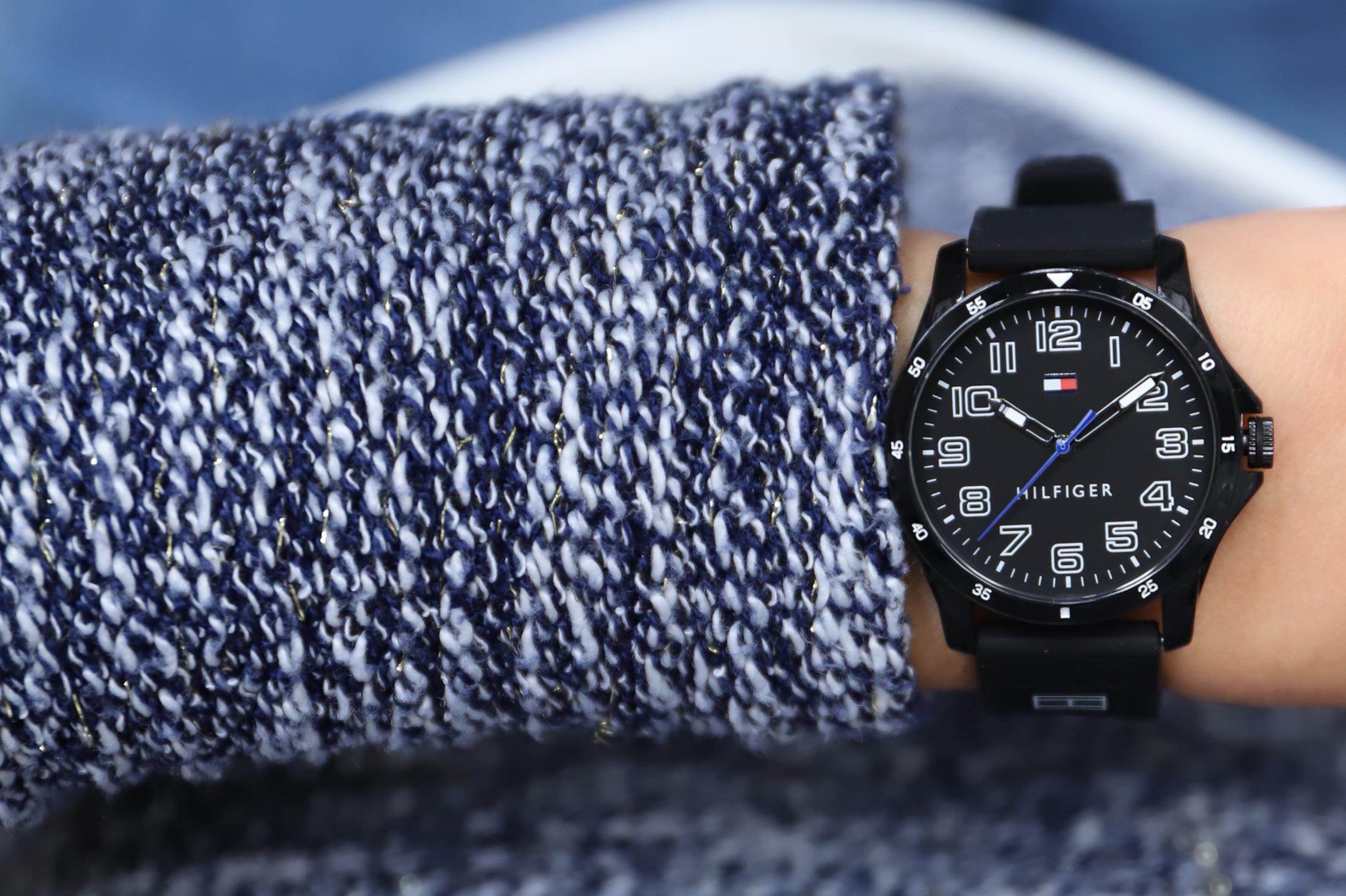 Tommy Hilfiger 1791666 zegarek czarny klasyczny Męskie pasek - miniatura 5