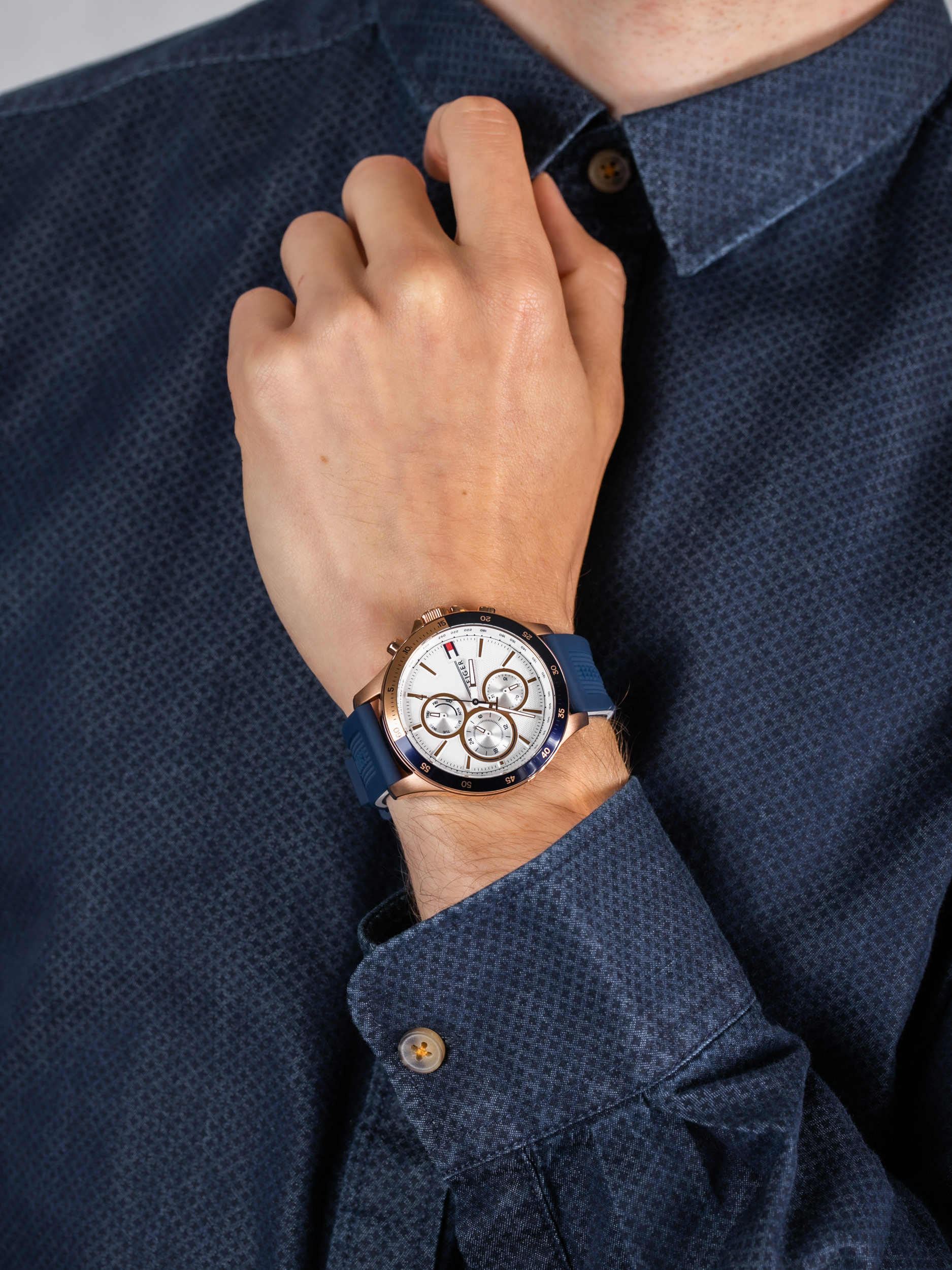 Tommy Hilfiger 1791778 męski zegarek Męskie pasek - miniatura 3