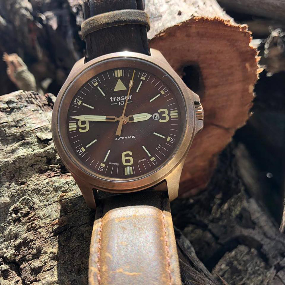 zegarek Traser TS-108073 brązowy P67 Officer Pro