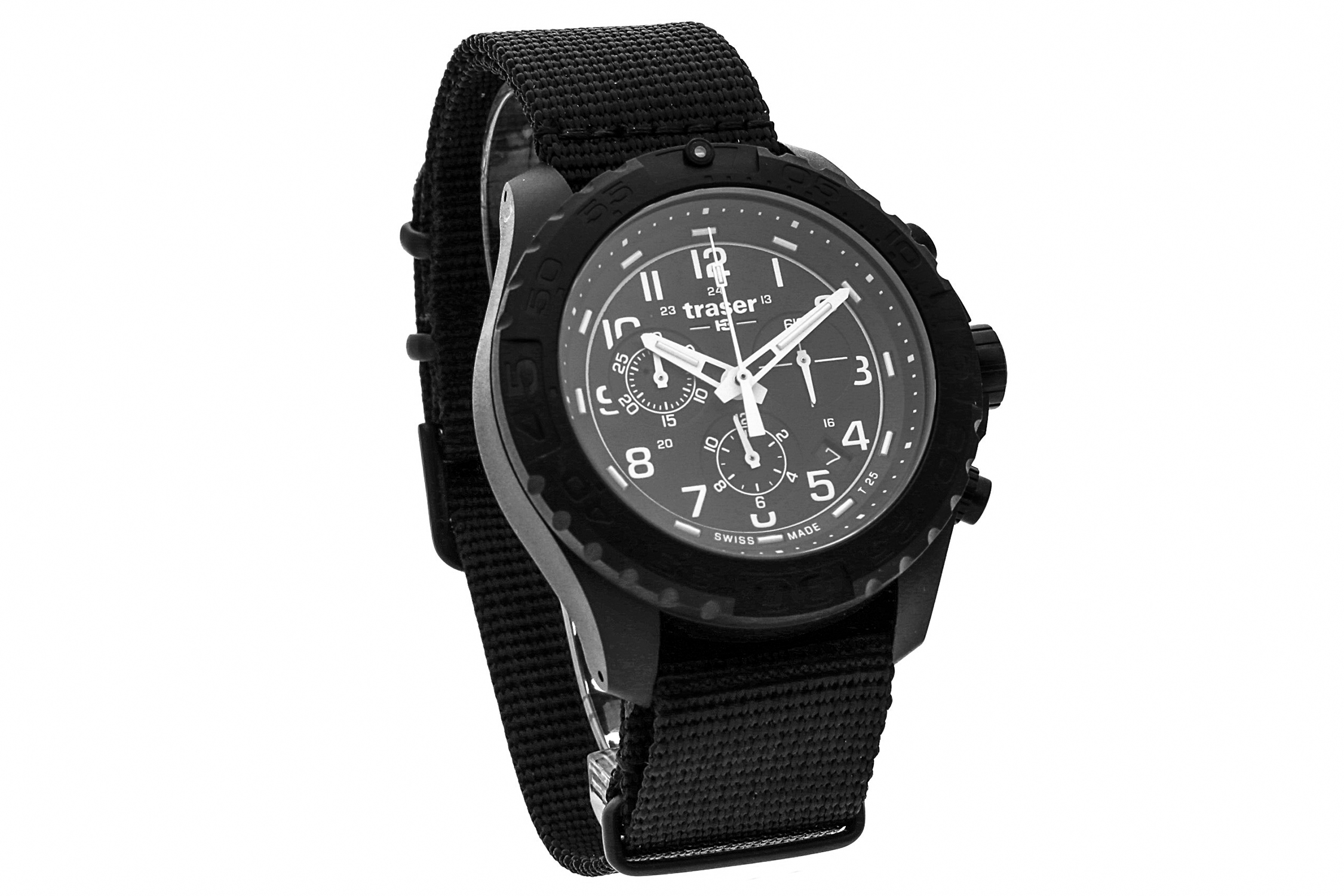 zegarek Traser TS-108680 kwarcowy męski P96 Outdoor Pioneer P96 OdP Evolution Chrono Black - miniatura 5