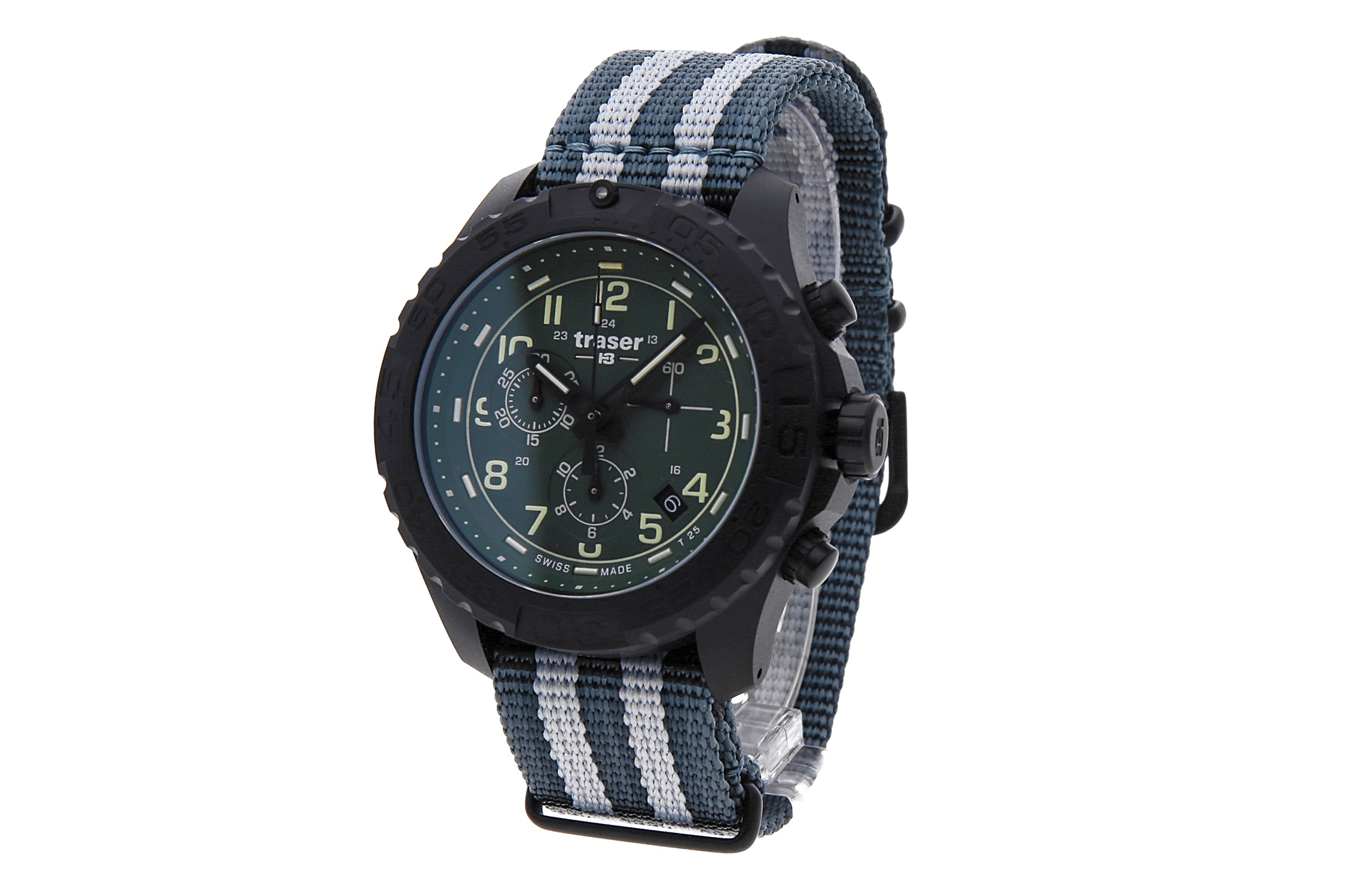 zegarek Traser TS-109048 kwarcowy męski P96 Outdoor Pioneer P96 OdP Evolution Chrono Green - miniatura 5