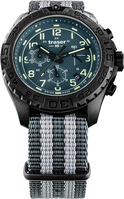 Traser TS-109050 P96 Outdoor Pioneer P96 OdP Evolution Chrono Petrol - zdjęcie 1