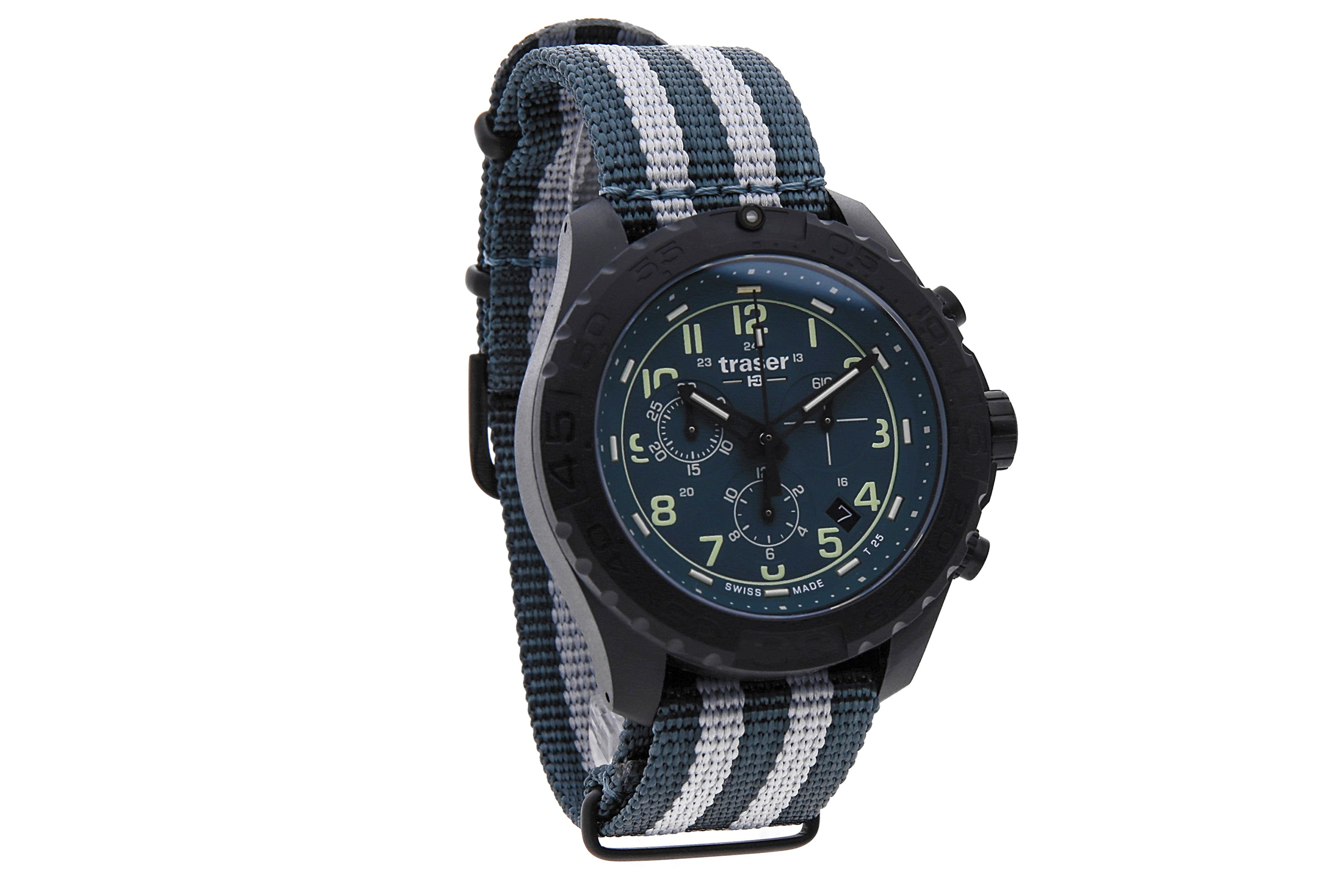 Traser TS-109050 zegarek czarny sportowy P96 Outdoor Pioneer pasek - miniatura 10