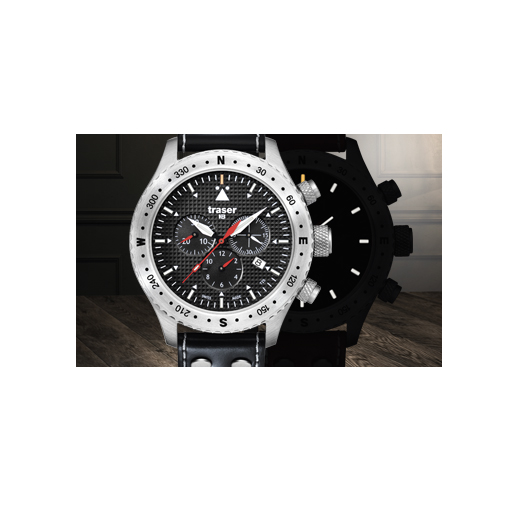 zegarek Traser TS-100384 T5 Aviator Jungmeister męski z chronograf T5 Timeless - miniatura 3