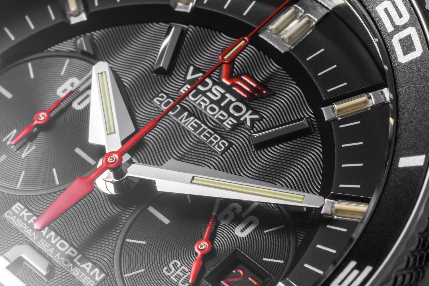 zegarek Vostok Europe 6S21-546A508 Ekranoplan Chrono męski z chronograf Ekranoplan - miniatura 3