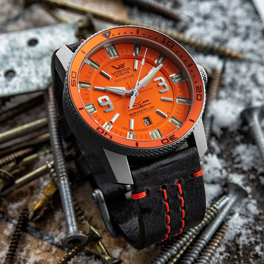 Vostok Europe NH35A-546A509 zegarek męski Ekranoplan - miniatura 2