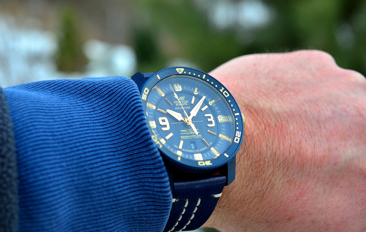 Vostok Europe NH35A-546D511 Ekranoplan Ekranoplan Automatic zegarek męski sportowy mineralne utwardzane - miniatura 8