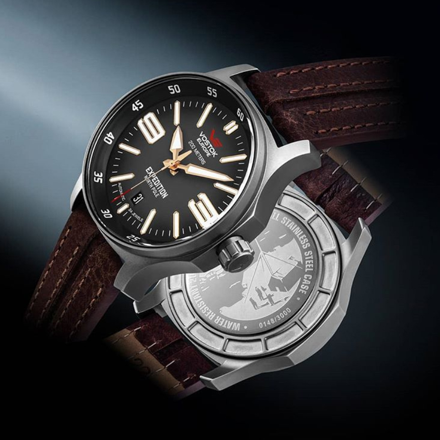 Vostok Europe NH35A-592A555 męski zegarek Expedition pasek