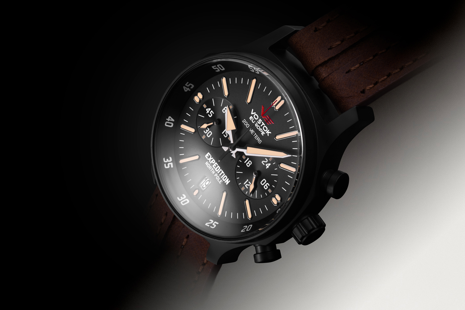 zegarek Vostok Europe VK64-592C558 Expedition Chrono męski z chronograf Expedition