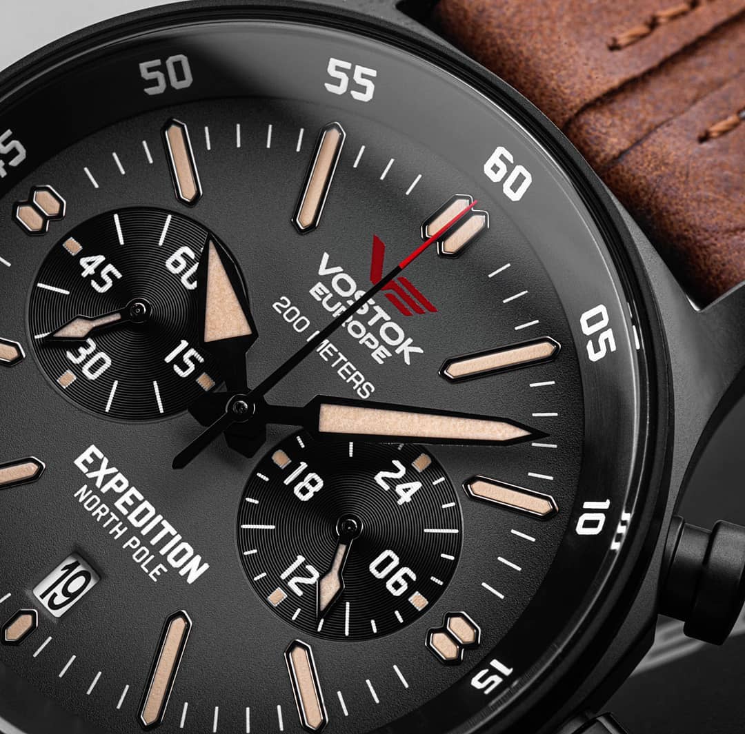 Vostok Europe VK64-592C558 Expedition Chrono zegarek klasyczny Expedition