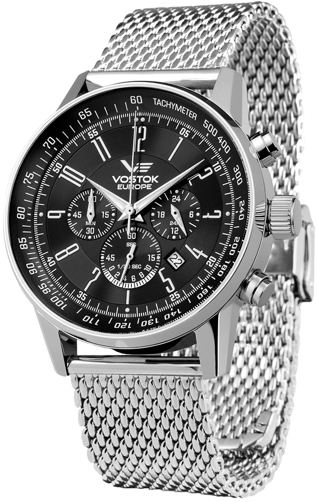 Vostok Europe Limousine Chrono Mesh Bracelet OS22-5611131B