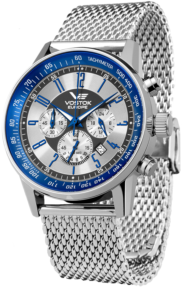 Vostok Europe Limousine Chrono Mesh Bracelet OS22-5611132B