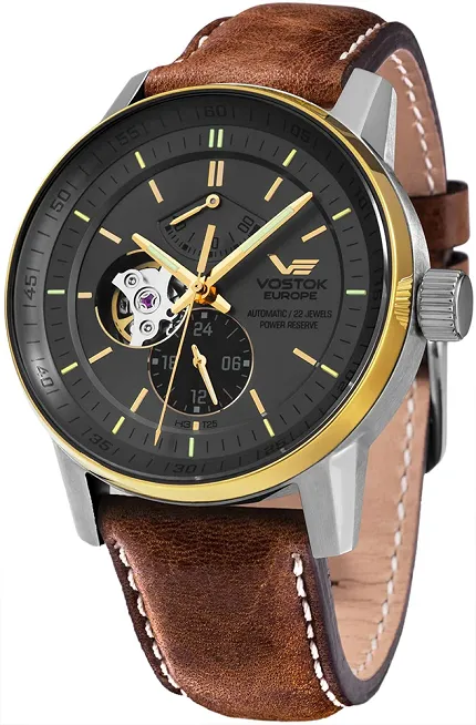 Vostok Europe YN84-565E551 Limousine Limousine Automatic Power Reserve Open Heart - zdjęcie 1